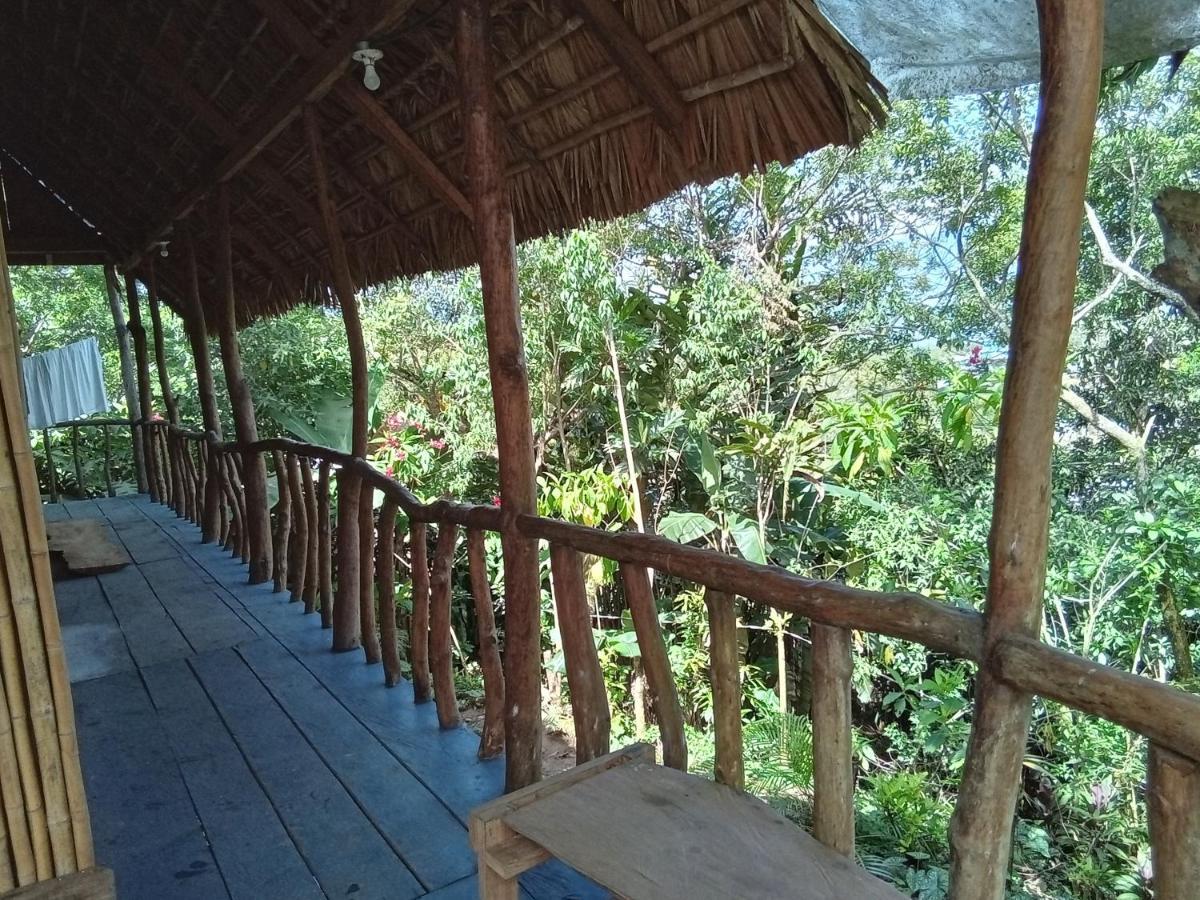 Hostal Azul Del Lago Agua Azul エクステリア 写真