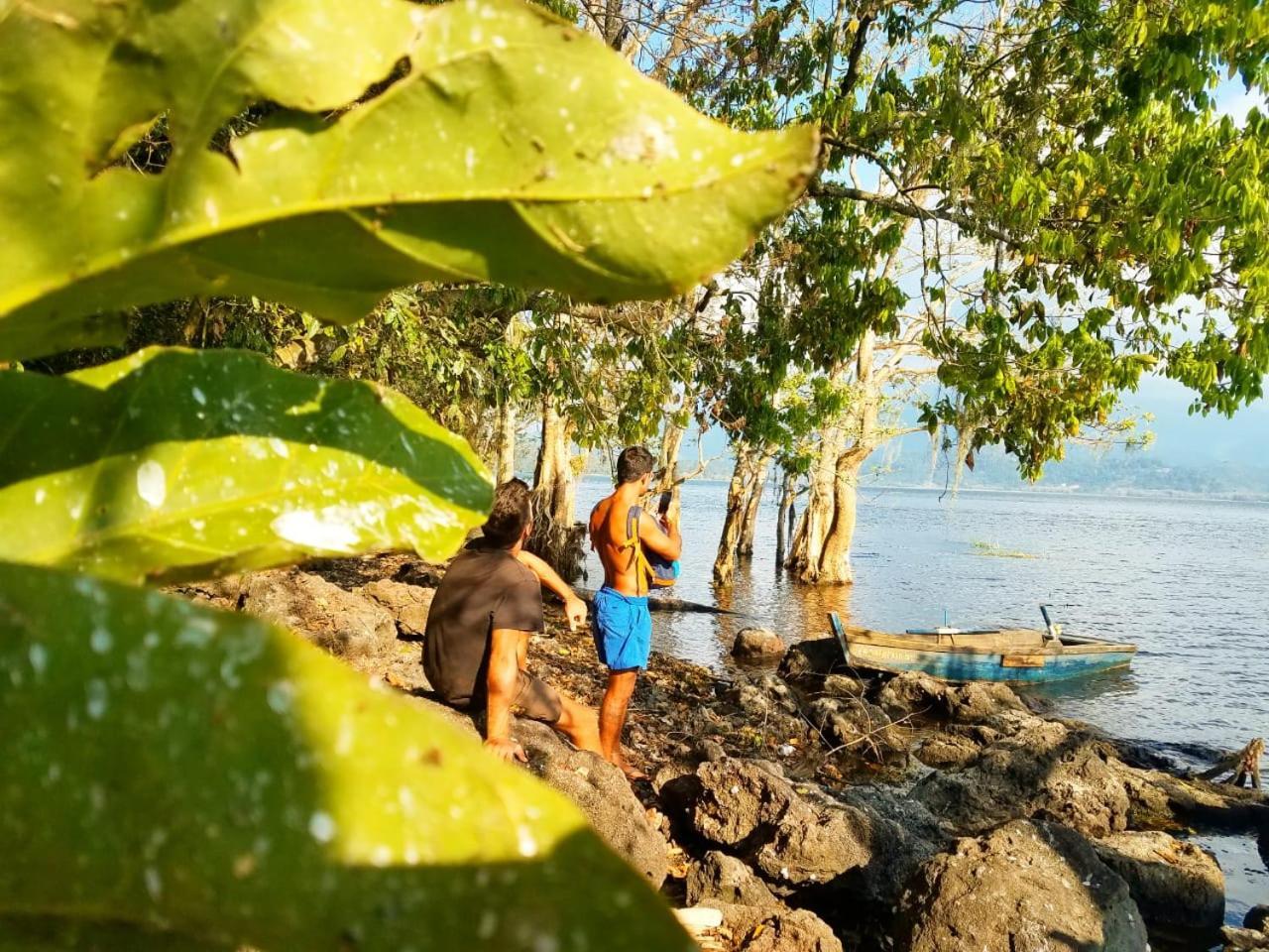 Hostal Azul Del Lago Agua Azul エクステリア 写真